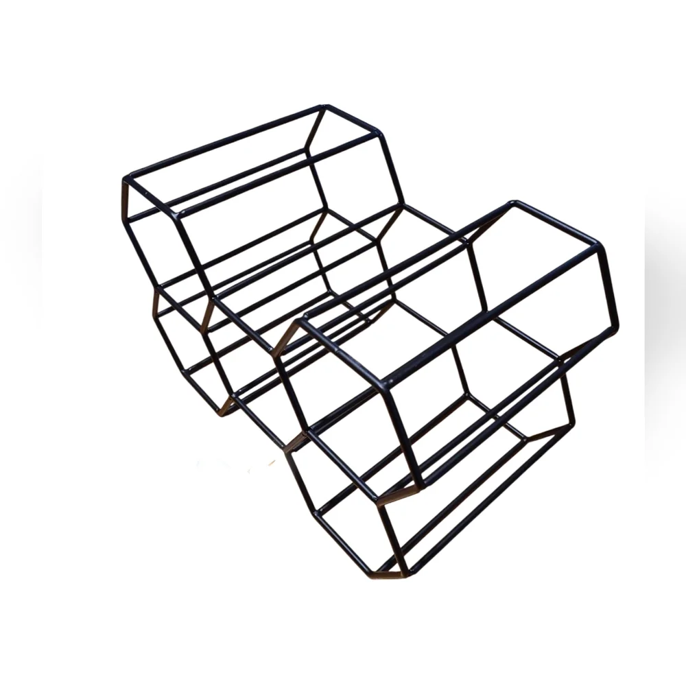 Homeify 5 RACK HONEY COMB FREESTANDING WINE RACK - Picture 5 of 6